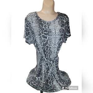 Pretty Little Thing Snake Print Mini Dress
